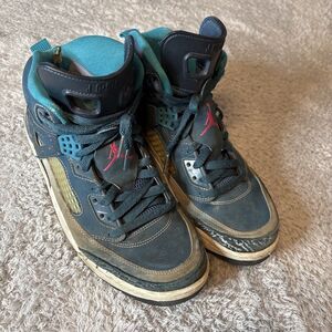 JORDAN Air NIKE Mens Size 10 Spizike Spike Space Blue gym basketball retro
